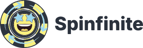Spinfinite Casino dark logo used for Spinfinite  Casino online review